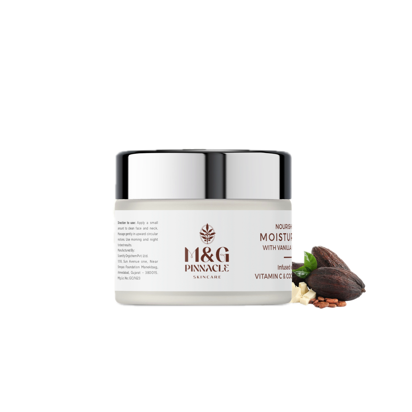 M&G Pinnacle Soft Veil – Cocoa Butter & Vitamin-Enriched Moisturiser