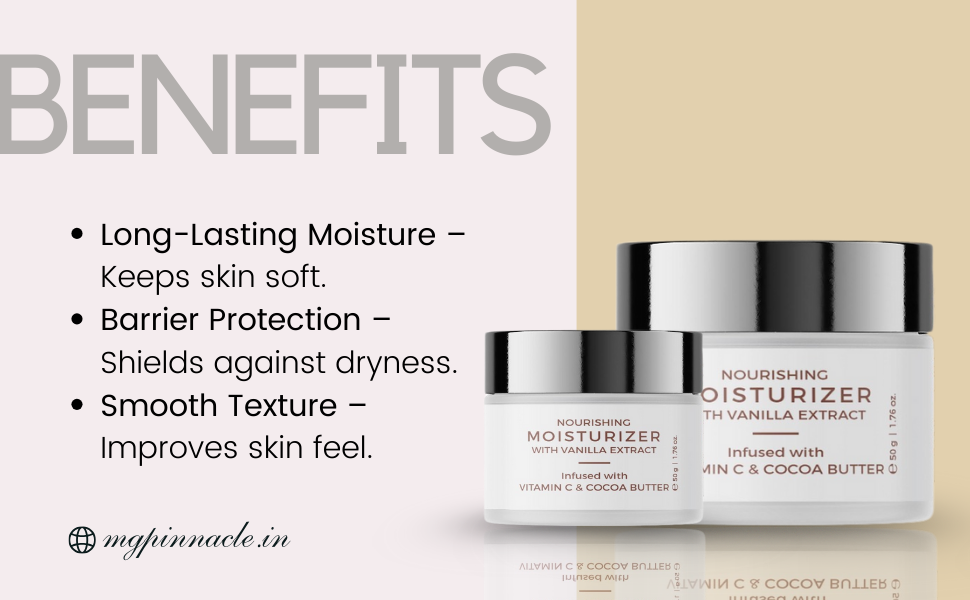 M&G Pinnacle Soft Veil – Cocoa Butter & Vitamin-Enriched Moisturiser