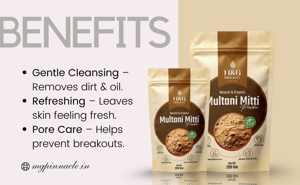 M&G Pinnacle Multani Mitti Powder (200gm)