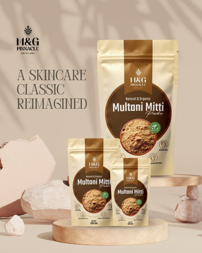 Multani Mitti Powder (200gm: Pack of 2) | Face & Hair Packs