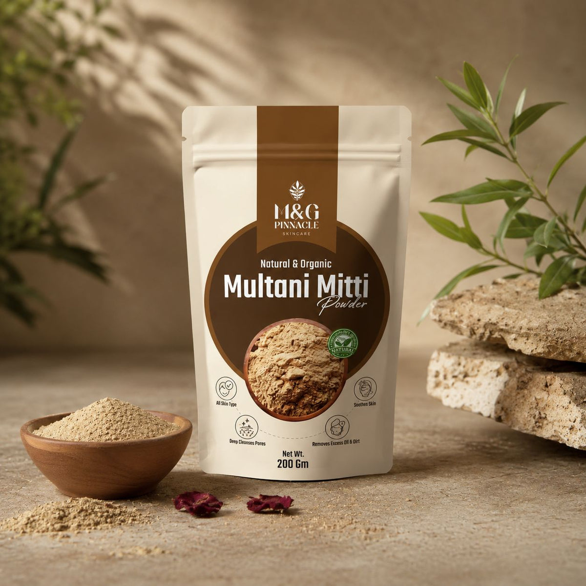 Multani Mitti Powder (200gm) | Face & Hair Packs