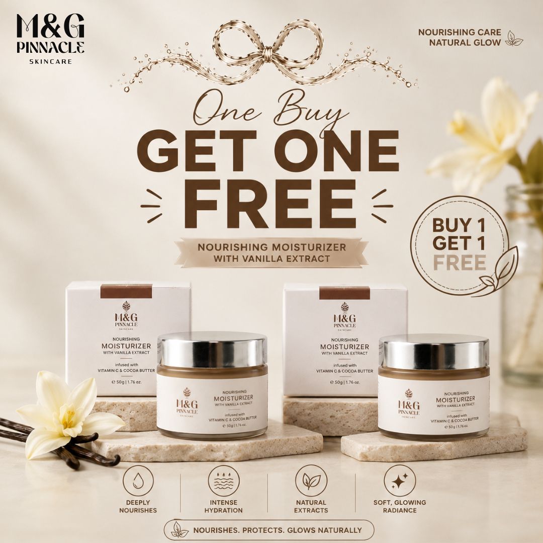 BUY 1 GET 1 FREE !! Vanilla Velvet Moisturizer - 50+50gm | M&G Pinnacle